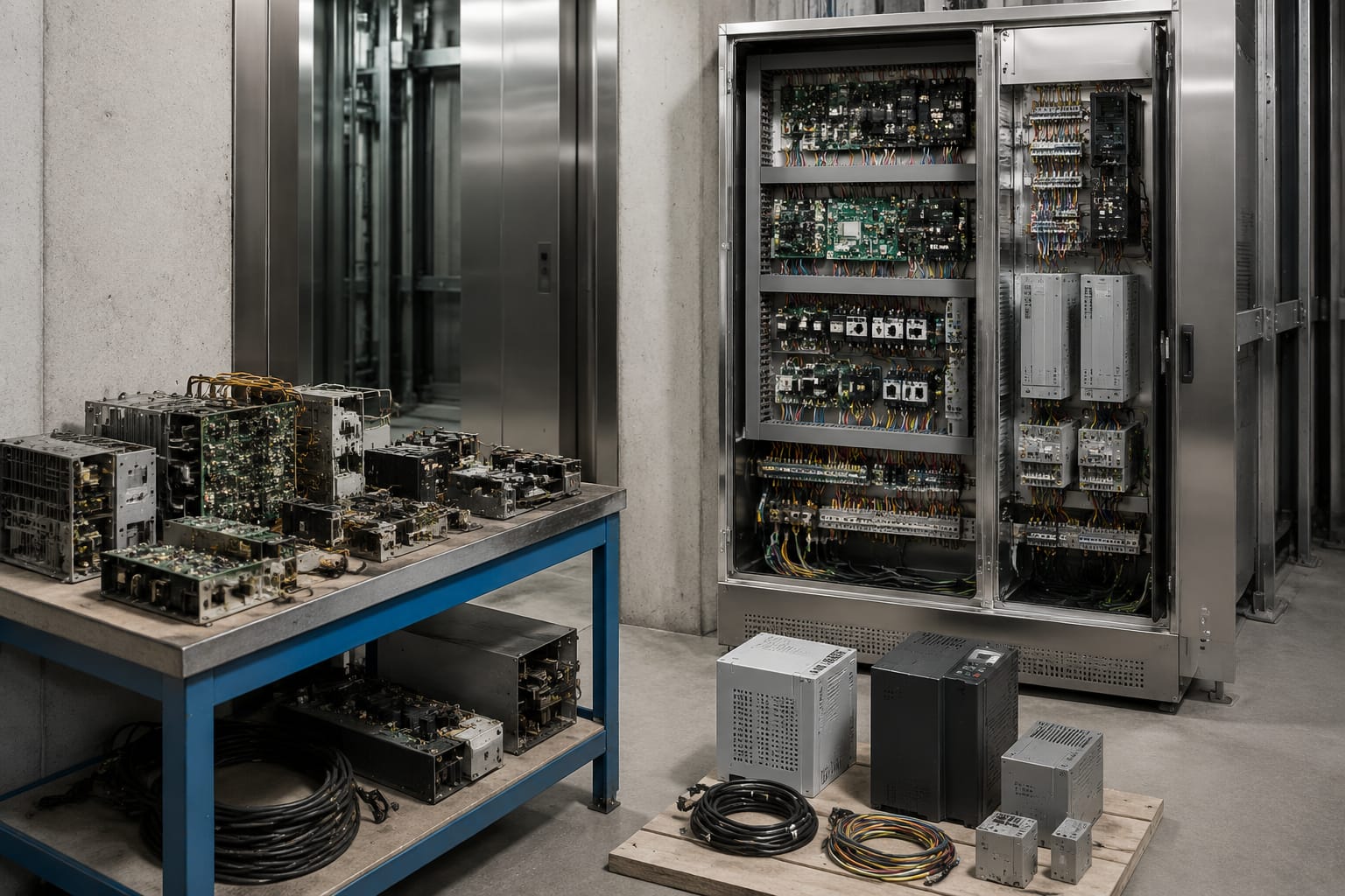 Controlador de ascensor: tipos, selección y modernización