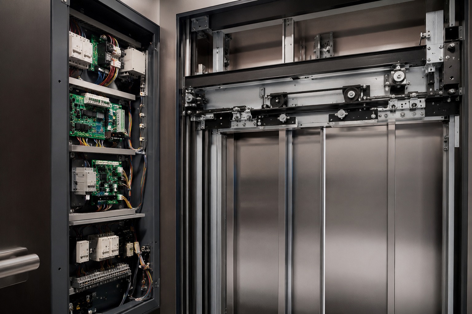Panel de puerta de ascensor en España: guía técnica