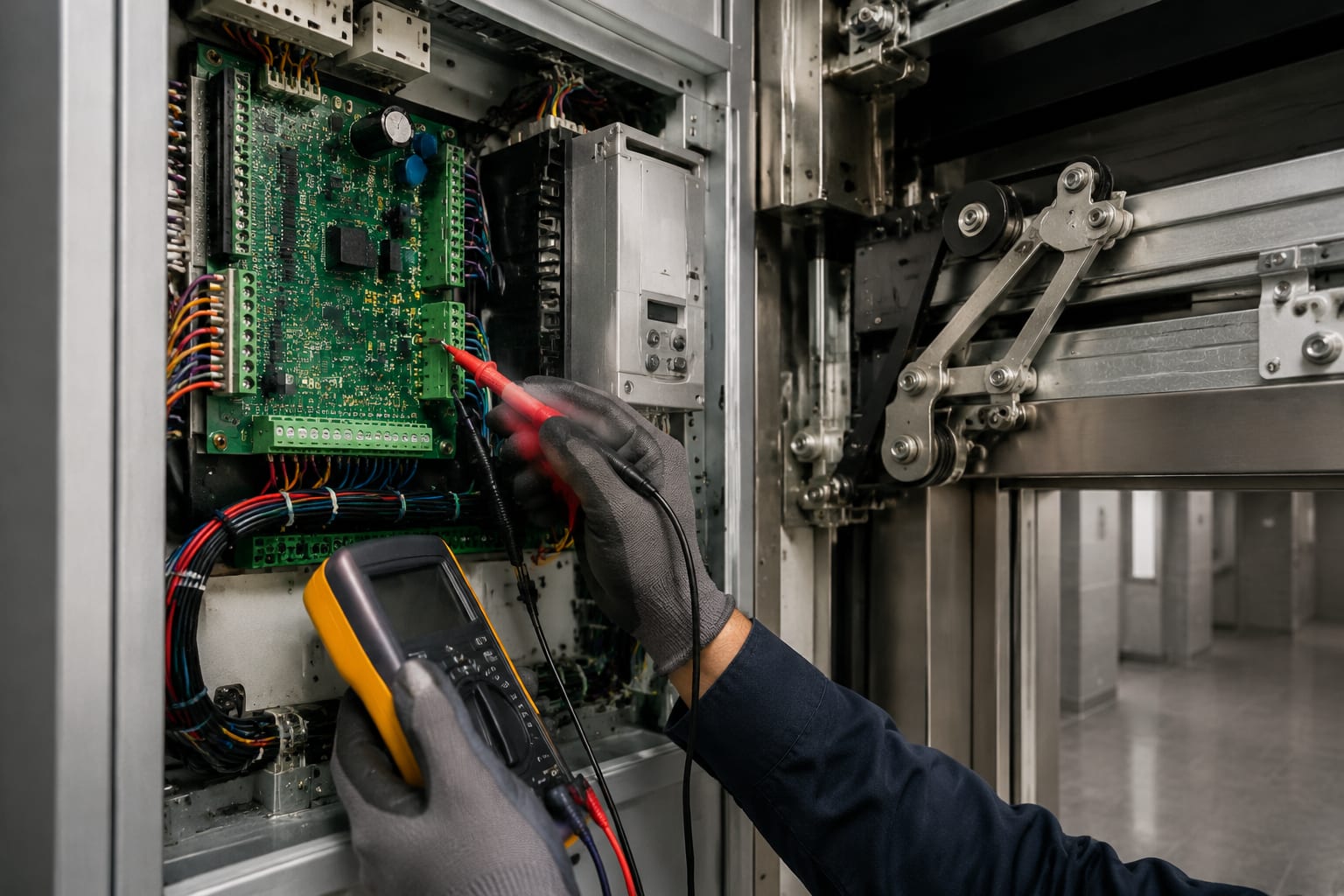 Panel de puerta de ascensor en España: guía técnica