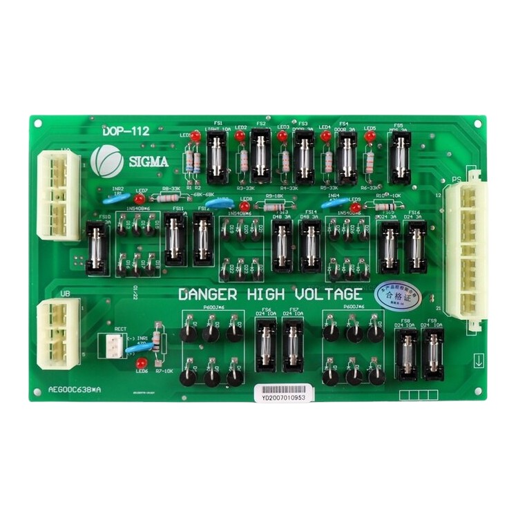 Placa de alimentación para ascensor SIGMA, piezas y accesorios