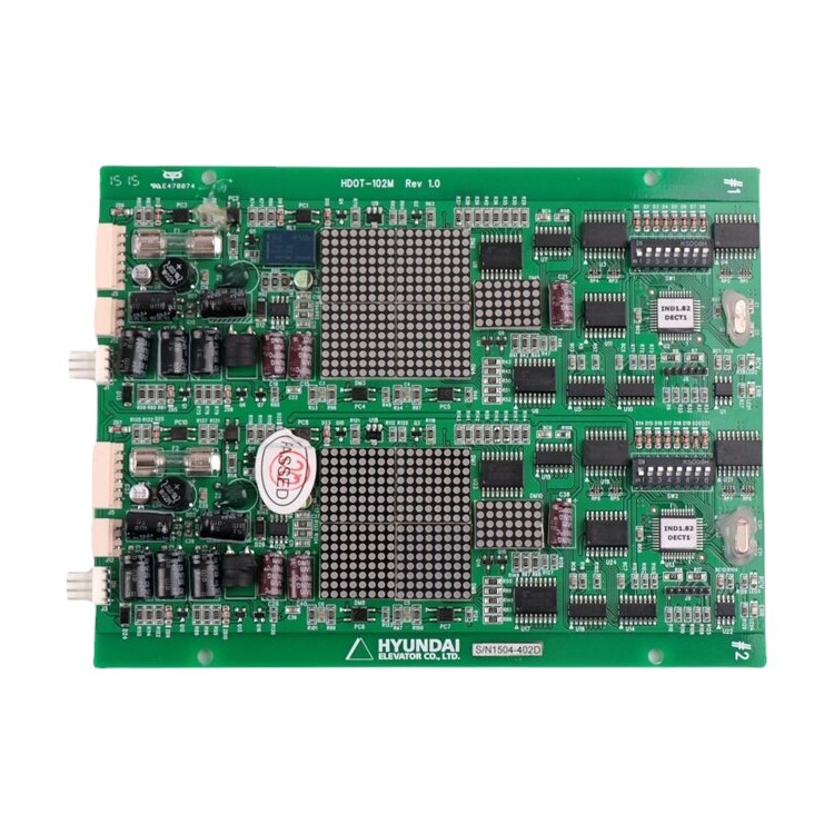 Placa de visualización Rev 1.0 HYUNDAY piezas de ascensor accesorios de elevación