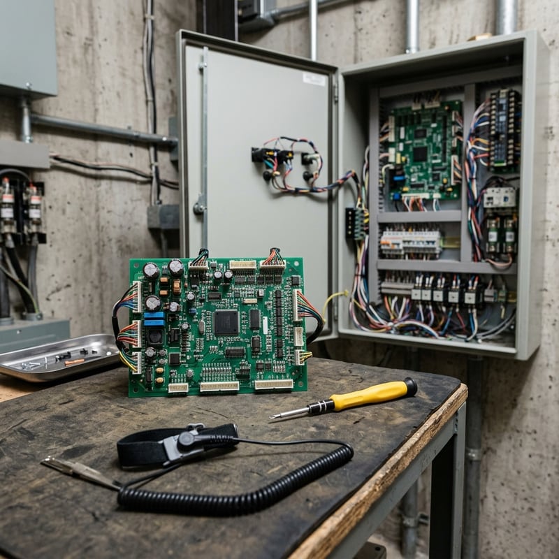 Instalación de la placa de señal Toshiba CCU-500B