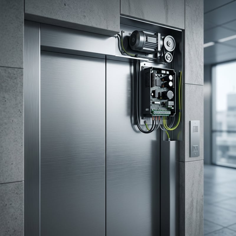 Instalación del inversor de puerta Schindler VVVF5
